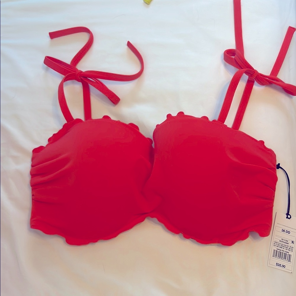 Target Red Underwire Bras with Adjustable Straps